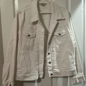 White denim jacket